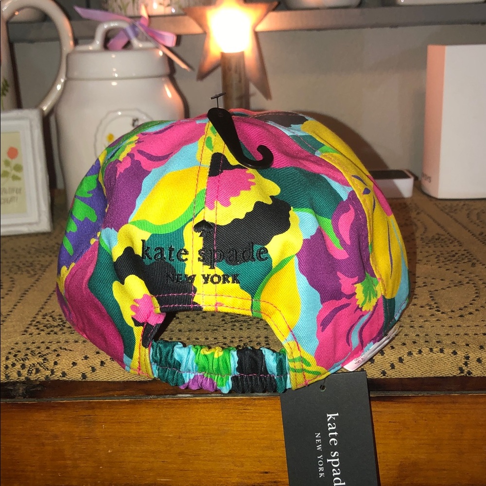 Kate Spade Orchid Bloom Baseball Cap - Picture 5 of 9